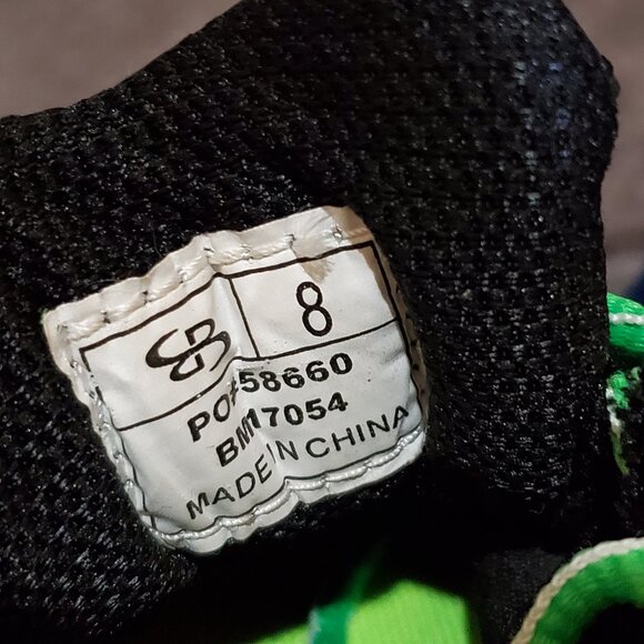 Boombah Mens Cleats Green Black Size 8 Men’s Shoes Softball/Football/Baseball - Picture 11 of 11